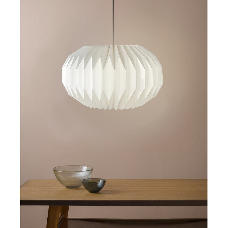 9'' H Paper Oval Pendant Shade
