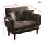 Canapé-lit convertible 56,5 po avec 2 coussins Sauget-1333988160