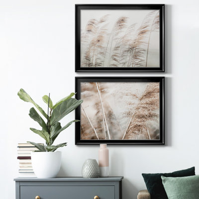 Delicate Pampas - ensemble de 2 reproductions de cadres photo
