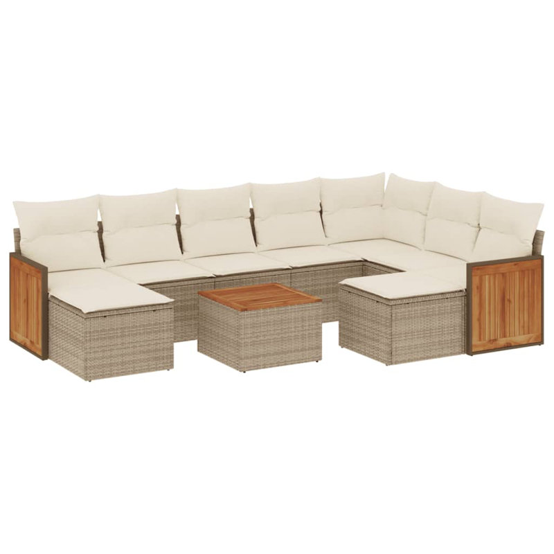 Ensemble de canapé de jardin Vidaxl