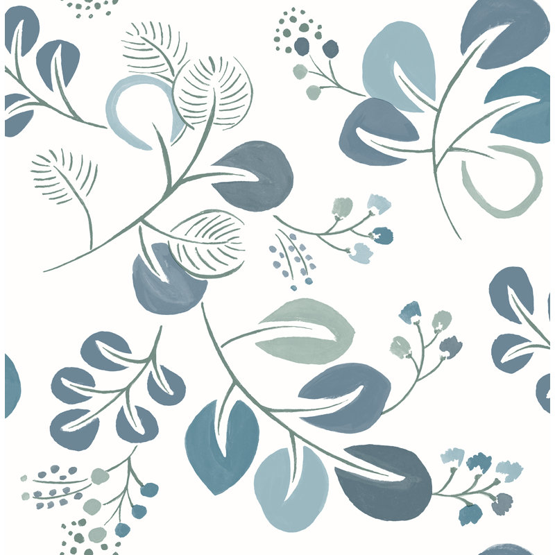 Rouleau de papier peint lisse L 33 pi x l 20,5 po Jona, L 33 po x l 20,5 po, Vert