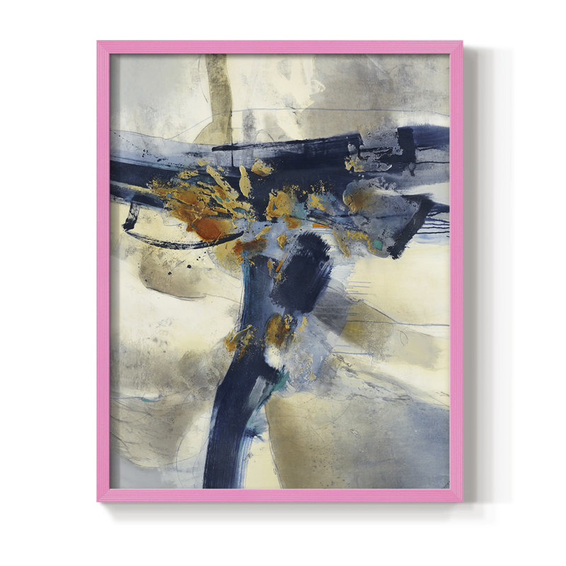 Impression encadrée Blast, Rose, H 10 po x l 8 po