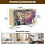 Buffet Buffet avec rangement Elegant Cosmic Garden Artwork Celestial avec 2 portes pour le salon et la cuisine