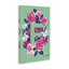 Art floral sur toile Floral Bloom Lettre F par Hannah Louise Byatt