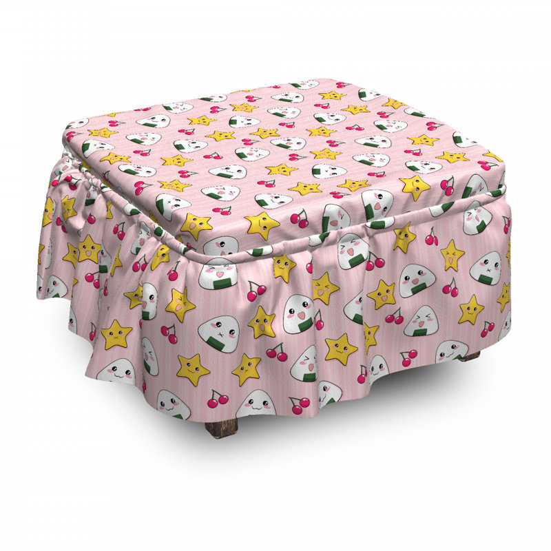 Housse pour repose-pieds pour aliments amusants japan