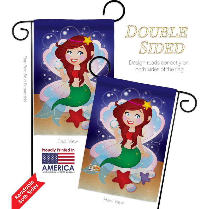 Double Sided 18.5'' H x 13'' W Polyester Flag Set