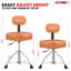 Tabouret rembourré de 5 po à motif de trône de 5 po avec siège à hauteur réglable Airlift et capacité de charge de 441 lb