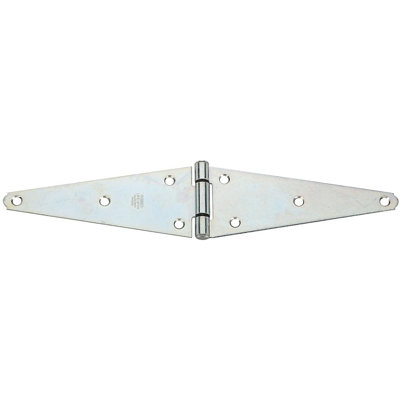 Charnière de porte simple à fixation en surface H 3 po x l 16 po