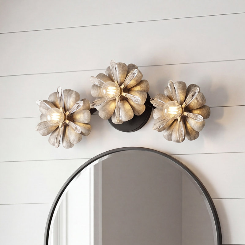 Giselle 3-Light Wall Sconce in Delphine