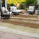 Machine Washable Indoor/Outdoor Arline ACN2169 Striped Rug