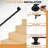 3' Black Iron Wall Handrail-123106861