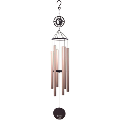 Sunface Wind Chime 68" Bronze