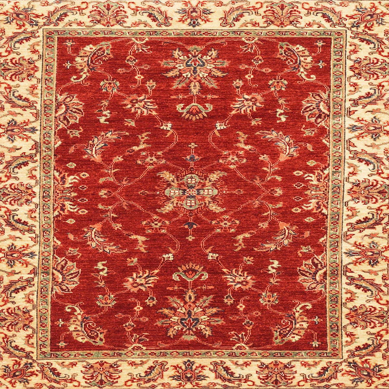 Oriental Indoor Rug, Square 5'