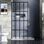 Écran de douche 34 po x 72 po, cadre noir, verre trempé, instructions de montage faciles, écran 34 po x 72 po, noir, installation ferme