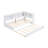Twin Size Daybed with Trundle, Storage Cabinets and USB Ports-838039009