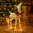 Lighted Christmas Reindeer Lawn Display