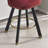Set of 2,Back pull point design, velvet material, 360 degree rotation, back pull loop detachable design, rivet decoration, square foot wooden bar chair-1688597469