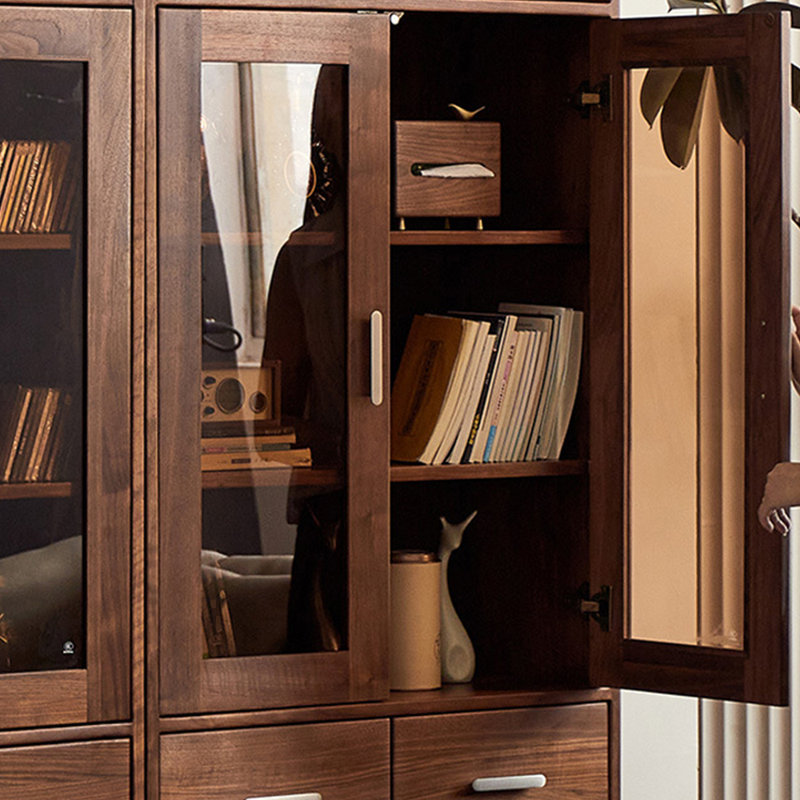 Bibliothèque en bois massif pur