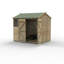Beckwood 8x6 Pressure Treated Shiplap Reverse Apex Garden Shed