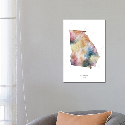 Georgia State - Wrapped Canvas Painting