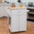 Damascus Wood Kitchen Cart-530922668