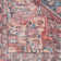 Machine Washable Oriental Blue/Brick Red Area Rug