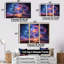 «Celestial Bloom Mystery - Space Paysages», ensemble de décorations murales-108314037-108314036