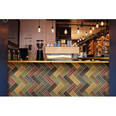 rePly 4" x 10" Ceramic Patterned Tile