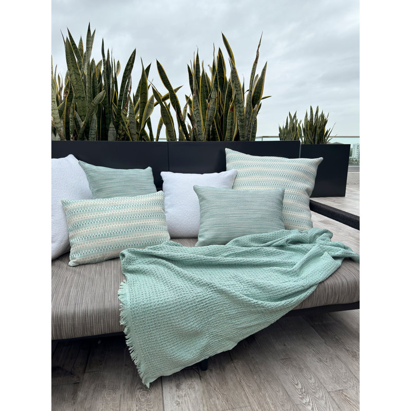 Indoor/Outdoor Pillow Cover & Insert, 20"H x 20"W, Square
