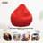 Leatherette Solid Indoor Bean Bag Cover - Filling Not Included-318242996
