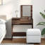 Dressing Table With Mirror 73X46.5X120 Cm-1541290149