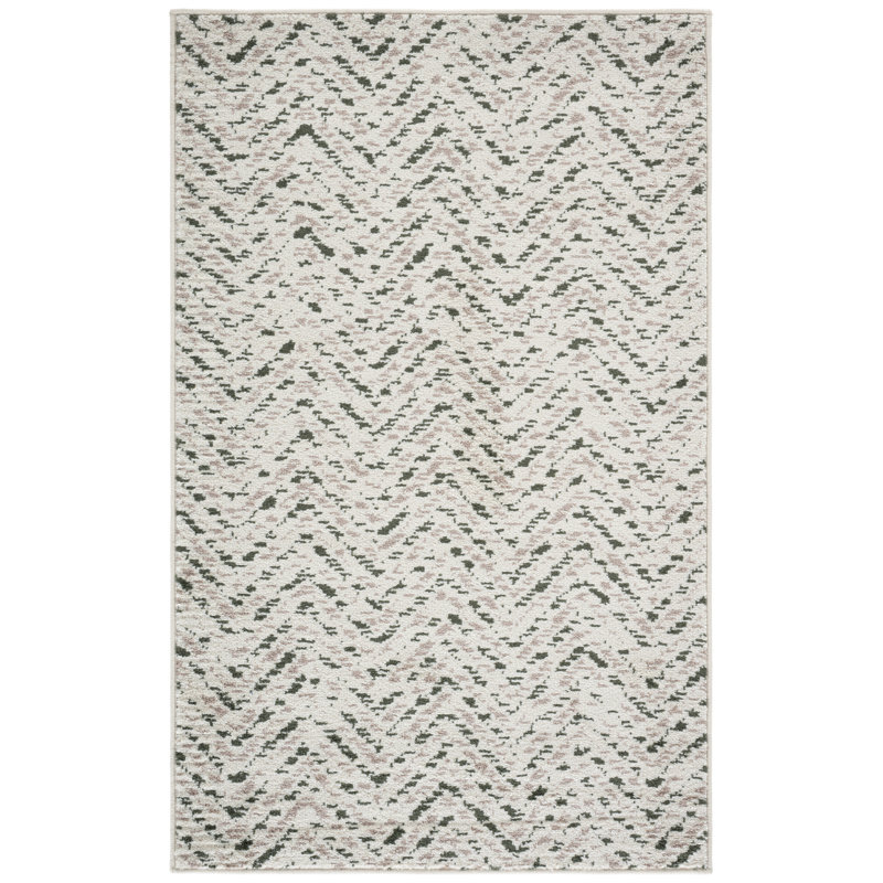 Sheletha Performance Chevron Rug, Rectangle 3' x 5'