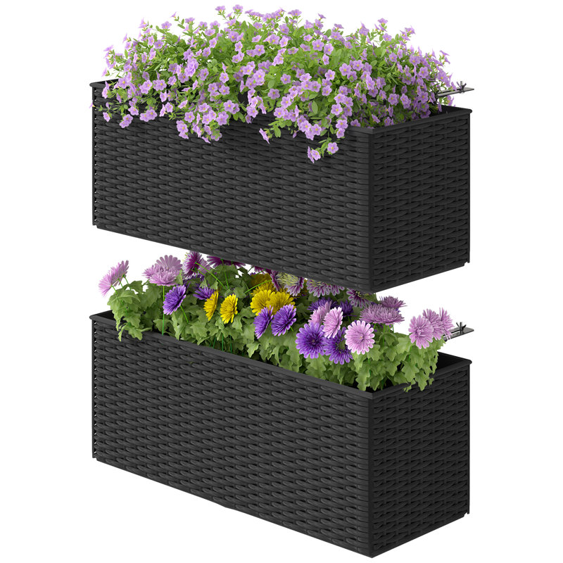 Planter Box, Black
