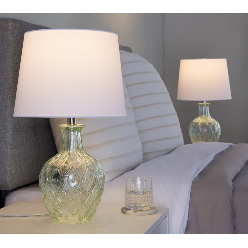 Ensemble de lampes de table 20,5 "Atanaska, Verre recyclé