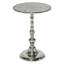 Table d'appoint en aluminium et aluminium