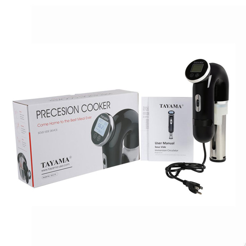 Tayama Black Stainless Steel Sous Vide Immersion Circulator