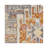 Jamieson Machine Woven Blue/Orange Area Rug-151683843