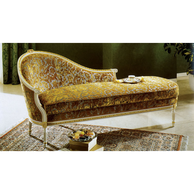 Chaise longue à accoudoirs encastrés Dormeuse, Face à la gauche