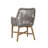 Teak Premium All-Weather Wicker Outdoor Dining Armchair