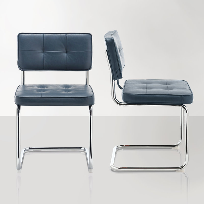 Aveon Upholstered Dining Chair, Blue