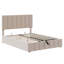 Lit plateforme tapissier double avec système de rangement hydraulique-1936412858-1936412857-1936412856