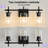 3 - Light Black Modern Luxury Dimmable Bathroom Vanity Light Mirror Headlights With Shade-146198351