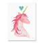 « licorne magic i cœur », art sur toile-31356163