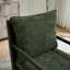 Fauteuil d'appoint en chenille, fauteuil d'appoint en broche avec accoudoirs couverts, fauteuil d'appoint de style campagne avec bois tourné (ensemble de 2)-635552019
