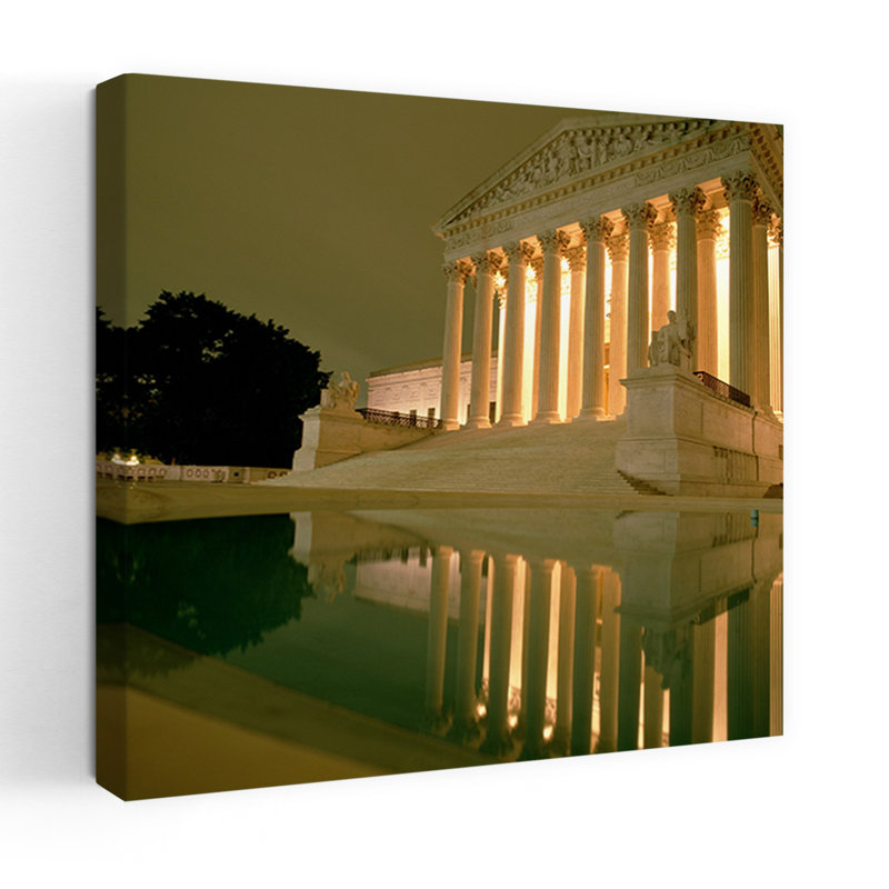 Usa District Of Columbia Washington Dc Us Supreme Court Contemporary Architecture Art, 48" H x 48" W