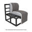 Canapé modulaire d'extérieur en Sunbrella Eliana Essie de 124 po