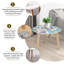 Ensemble de 2 tables basses gigognes Triangle