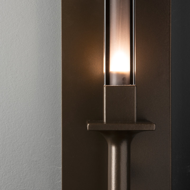 Windsor 1-Light Wall Sconce, Frosted Glass, Bronze