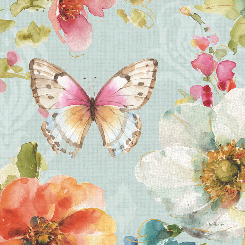 Colourful Breeze V by Lisa Audit - Wrapped Canvas Painting, 51cm H x 51cm W