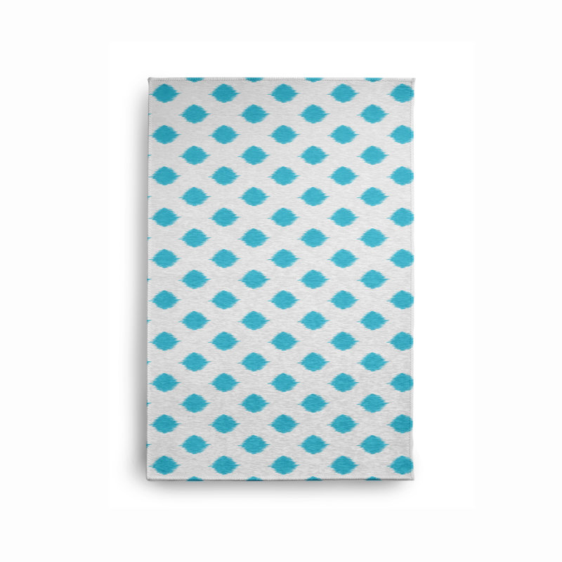 Maisha Chenille Polka Dots Indoor Rug, Rectangle 2' x 3'